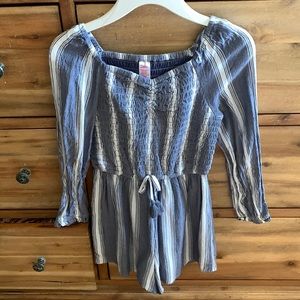 Girls justice shorts jumpsuit size 6